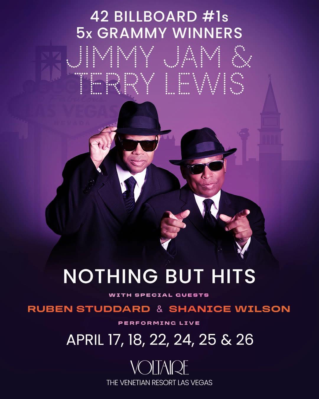 Jimmy Jam and Terry Lewis Nothing But Hits Tour Poster 2026
